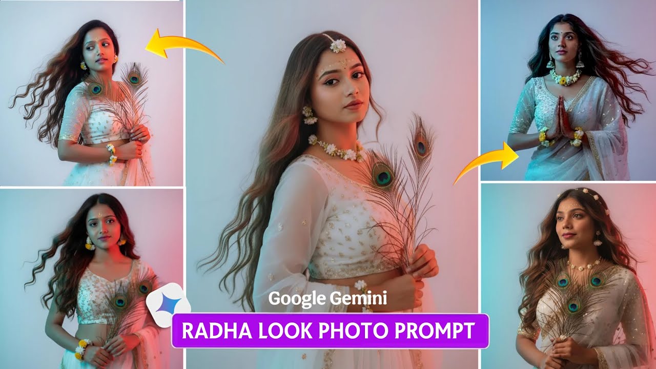 Trending Instagram Radha Look Ai Photo Editing | Google Gemini Radha Rani Photo Editing