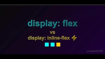Flex or Inline-Flex? CSS Display Property Made Easy! || Learn flex vs inline-flex property