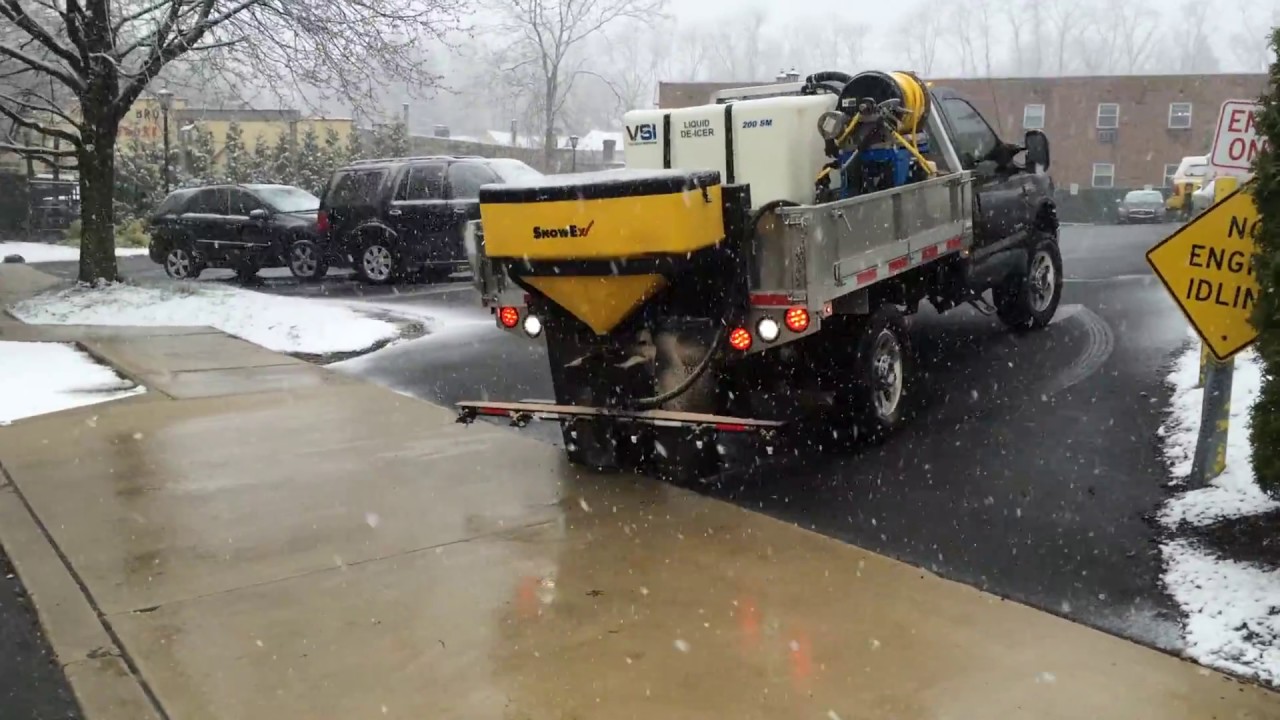 Suburban Snow Plow LLC Brine Application YouTube