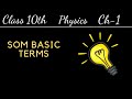 Some Basic Terms