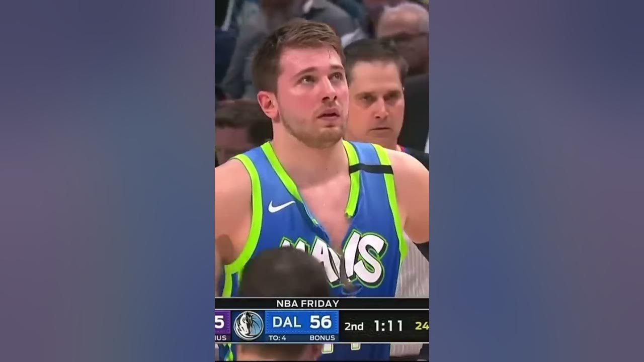 Luka Rips His Jersey 2 Times😳😳😕shorts Nba Angry Youtube