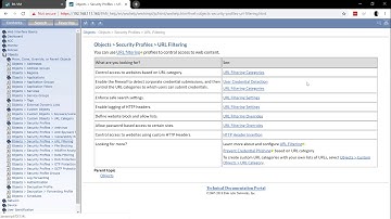 PAN OS 8.1 How to Configure URL