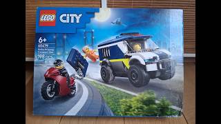 Lego City 60479 : Le fourgon pénitentiaire