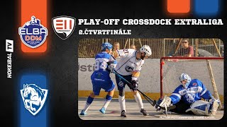 Play-off CROSSDOCK Extraligy hokejbalu | Elba DDM Ústí nad Labem vs. HBC Pardubice | 2. Čtvrtfinále