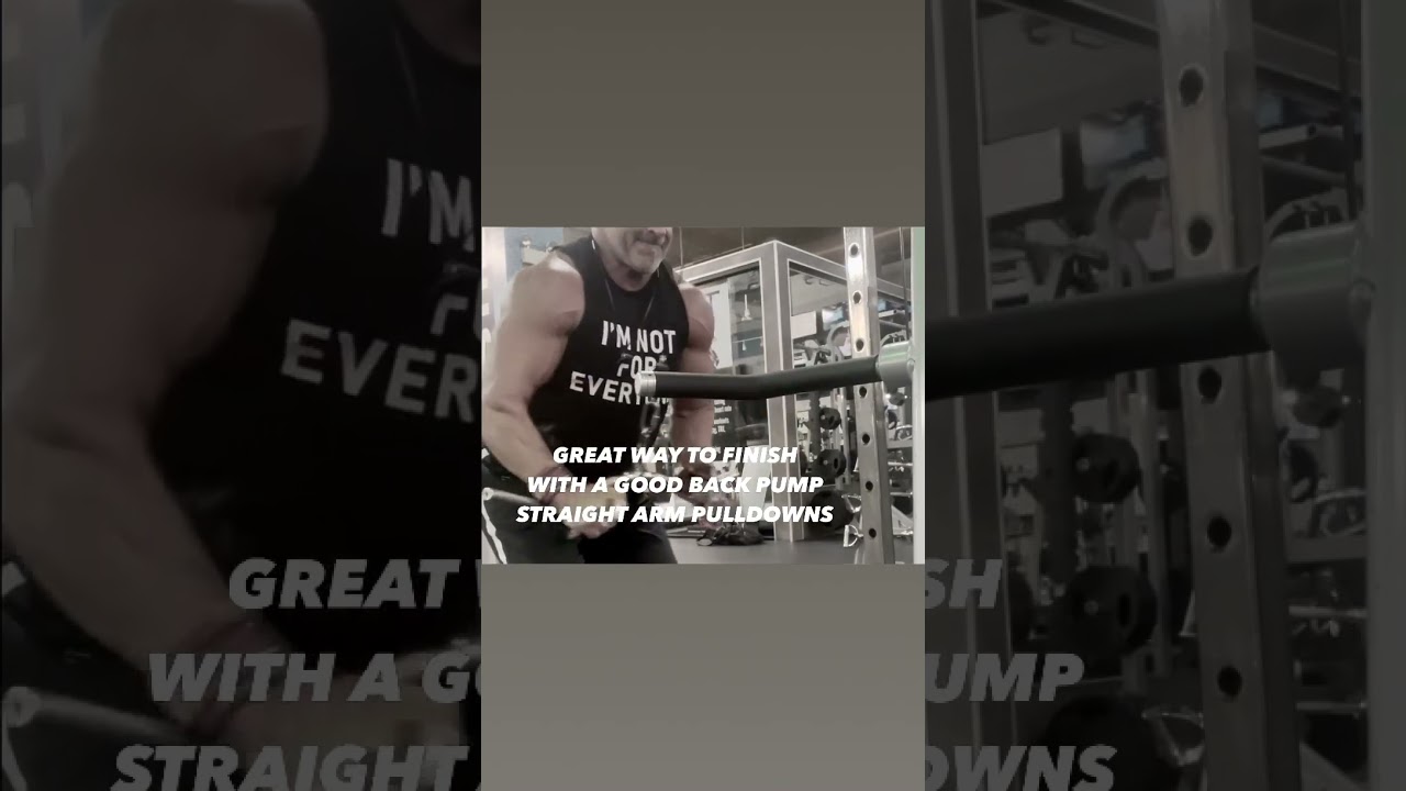 Straight arm, pull downs #fit #diet #fitness #health #exercise #back