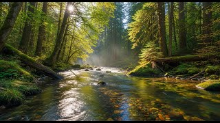 Peaceful Flowing River 🌊 Natural Ambience Sound for Deep Sleep and Stress Relief #426