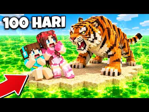 100 HARI BERTAHAN HIDUP TERDAMPAR DI LAUT BERACUN BERSAMA HARIMAU SUMATRA 🐯💀