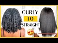 Natural Hair SILK PRESS at home | COME ON LENGTHHH