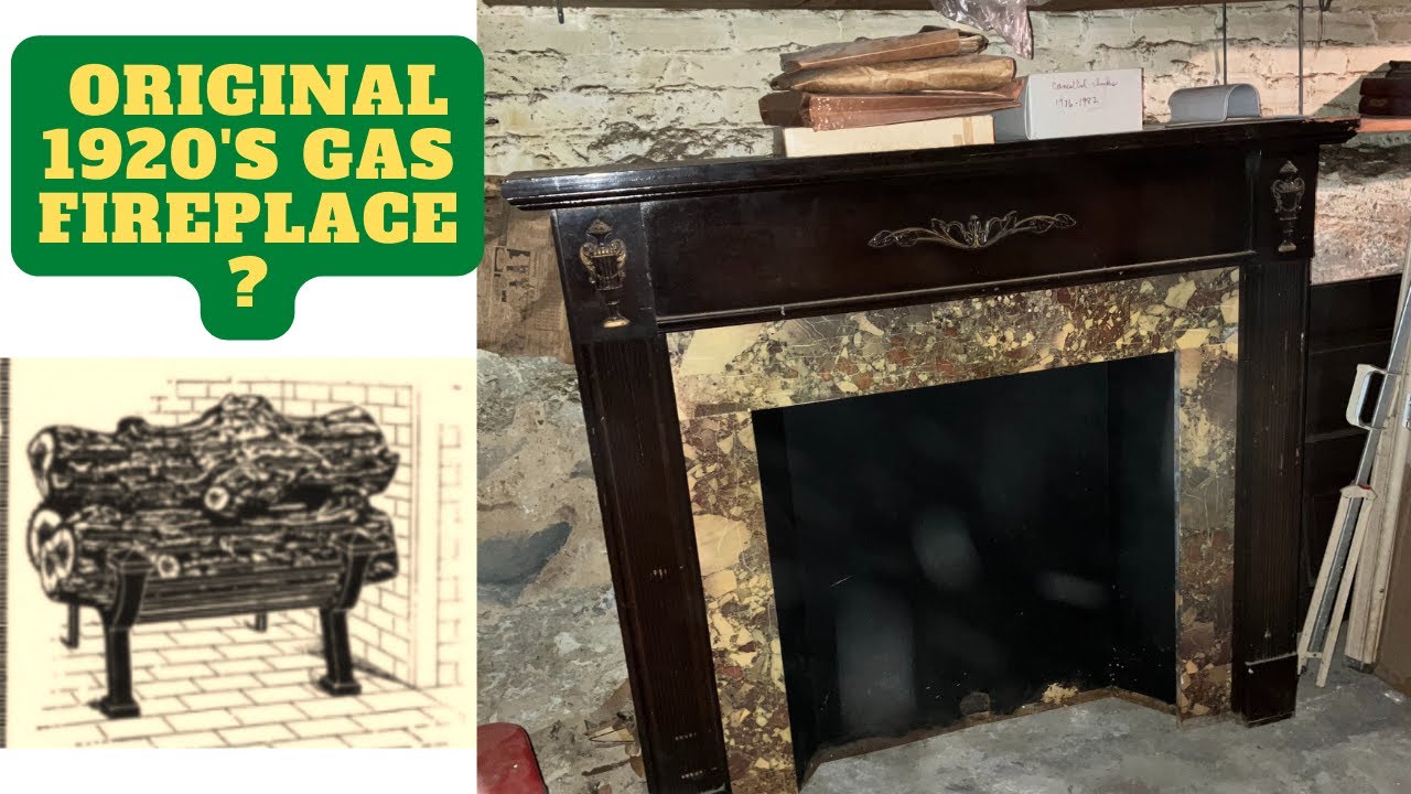 Basement Update and 1920's Gas Fireplace! YouTube