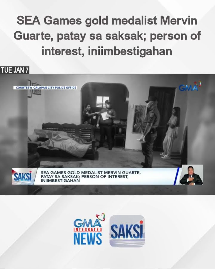 SEA Games gold medalist Mervin Guarte, patay sa saksak; person of interest, iniimbestigahan | Saksi