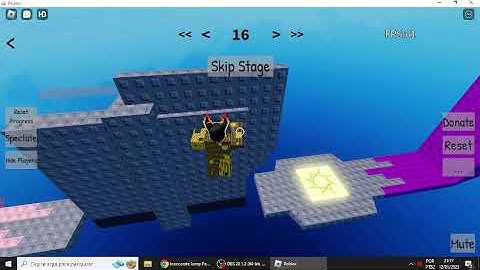 Inaccurate Jump Per Difficulty Chart Obby ( All stages 0 - 34 )