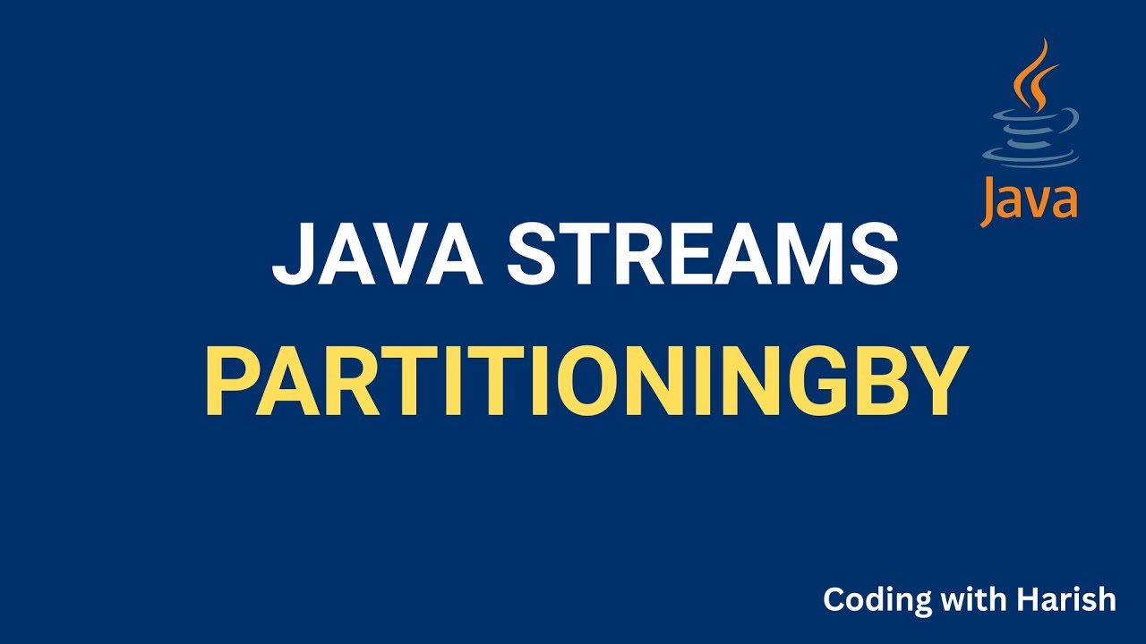 Java Streams PartitioningBy - YouTube