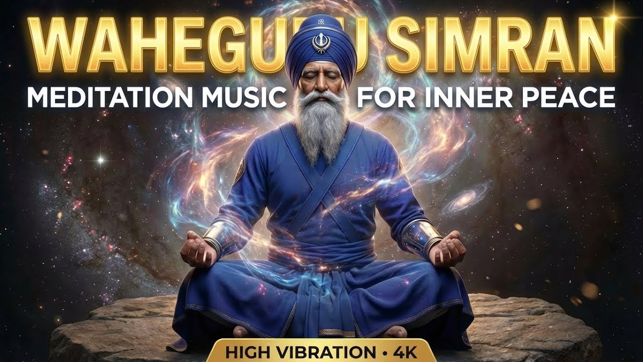 Powerful Waheguru Simran | 10 Mins Meditation for Peace & Stress Relief | Satnam Waheguru