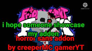 horrorsans and insanety sans addon/addon release/link in Description/creeperMC gamerYT screenshot 5