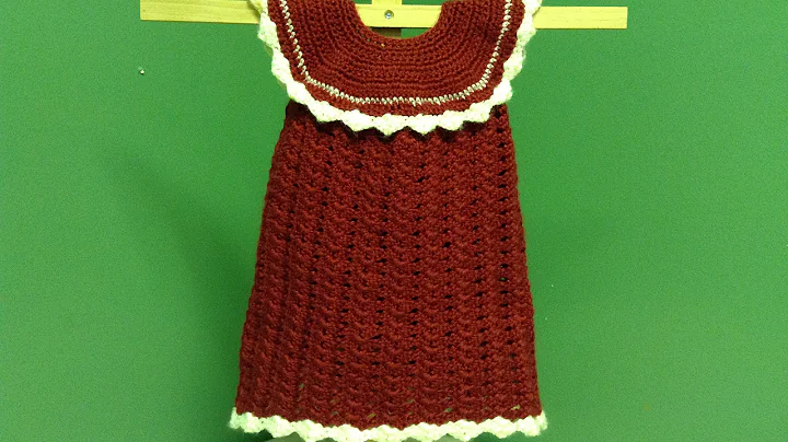 How to Crochet a Baby Christmas Dress or Doll Dress