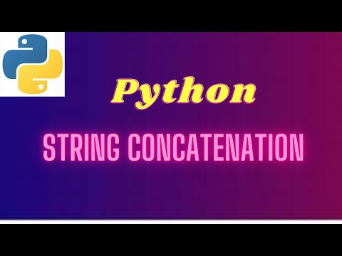 1. Python Program - String Concatenation