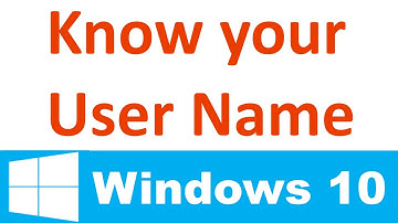 Find Your Computer Username in Windows 10 , 11