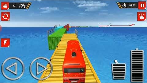 Impossible Bus Stunt Driving । Android Gameplay । Bus Games । Best Android Games । Car Games । Bus ।