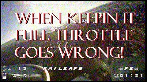 When Keepin it Full Throttle Goes Wrong: A Brushless Tiny Whoop Adventure Mini-Episode