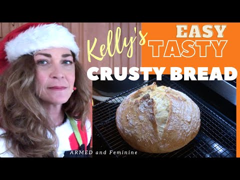How To Make Kelly's Easy Crusty Bread Recipe - A&F Christmas Special Edition!