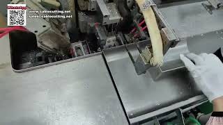 Fully Auto Double Head Dual Wire Soldering & Tinning Machine  Durable Cable Tool