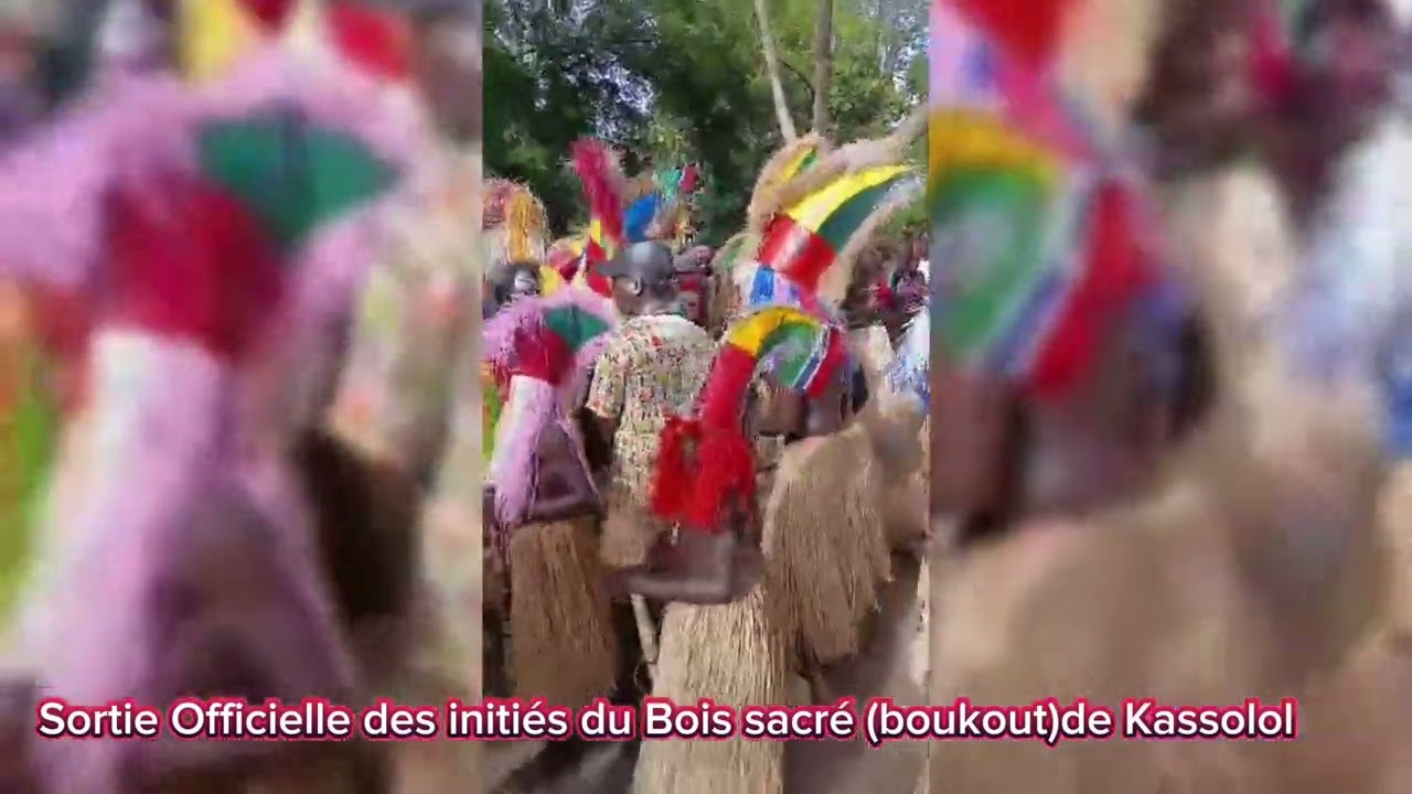 Sortie Officielle des initiés du Bois sacré (boukout)de Kassolol