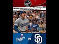 ¡Pura adrenalina! 🦖🇯🇵 #Dodgers vs #Padres #ShoTime #ElNiño #DoblePlay #PlátanoPower #BaseballLife