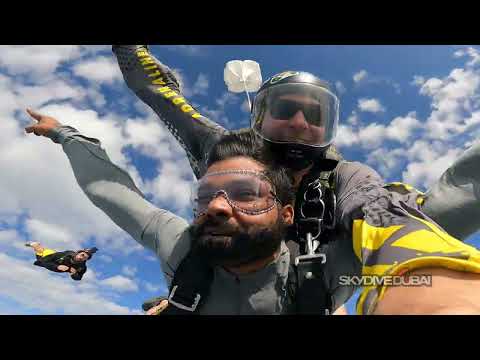 Skydiving in Dubai (palm Jumeirah) dileep malla