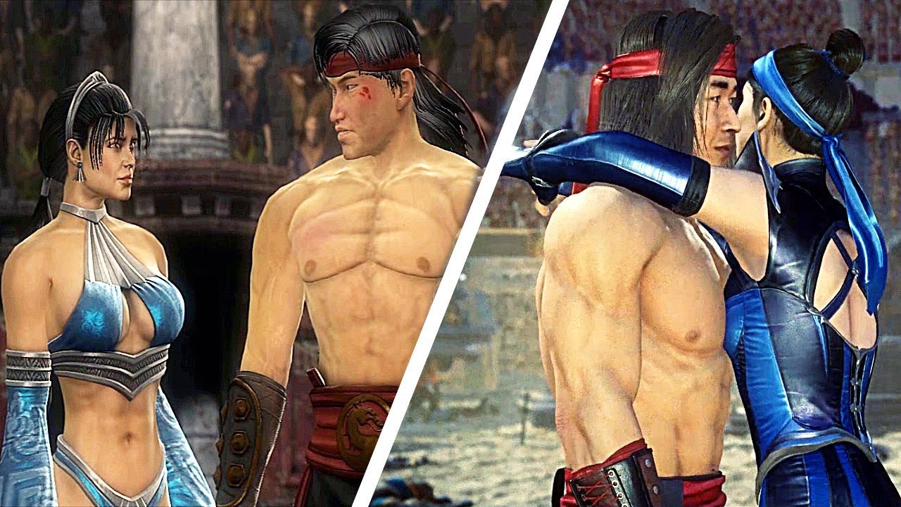 Kitana & Liu Kang Got Together, Mortal Kombat 9 How Kitana & Liu Ka...