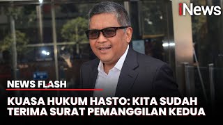 KPK Panggil Hasto Lagi, Kuasa Hukum Pastikan Kehadirannya pada 13 Januari 2025
