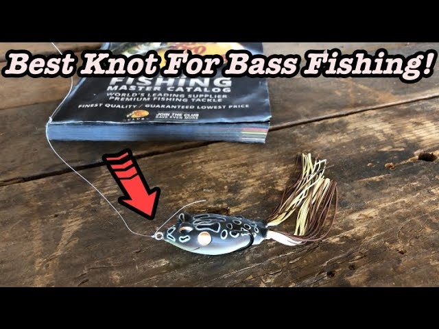 Best Knot To Tie For Bass Fishing! 