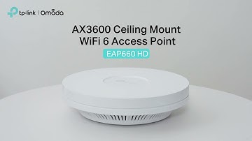 tp-link EAP660HD AX3600 Wireless Dual Band Multi-Gigabit Ceiling Mount Access Point