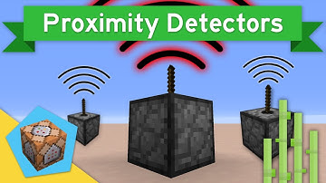 DETECT NEARBY ENTITIES in Vanilla Minecraft 1.10+ | Proximity Detectors Command Block Creation