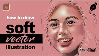 Soft Beauty in Vector Art: How to Draw an Asian Woman in Adobe Illustrator screenshot 4