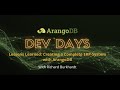 ArangoDB Dev Days 2021: Lessons Learned: Creating a Complete ERP-System with ArangoDB