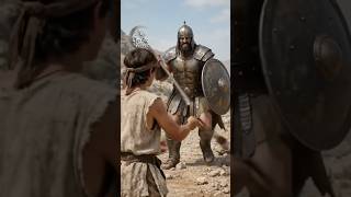 David faced Goliath, not with fear, but with faith.
