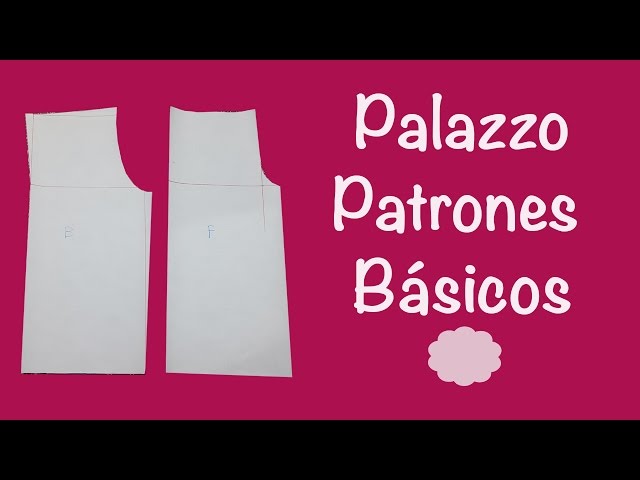 PASO A PASO MOLDE DE PANTALON PALAZZO, LEVANTA COLA COLOMBIANO Y  PLIEGUES/DIY PLEATS PALAZZO PAN…