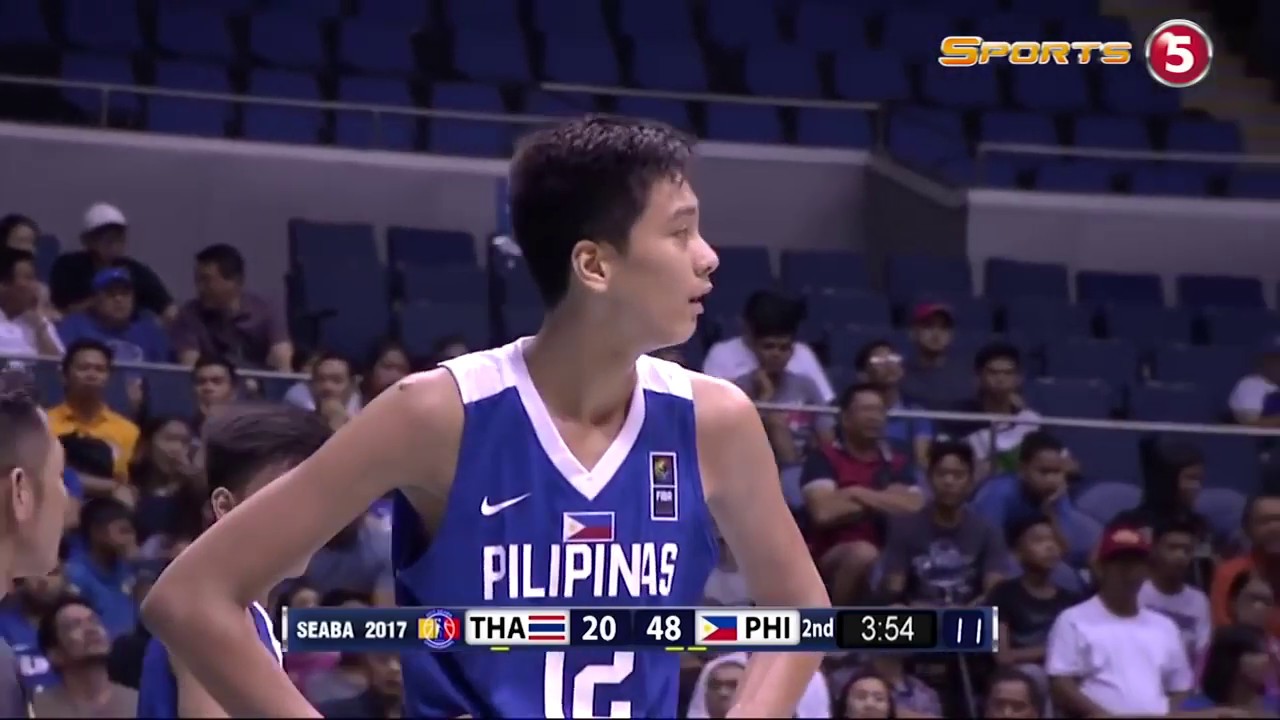 Kai Sotto Highlights - Thailand vs Philippines | 2017 SEABA U16