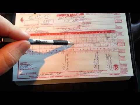 How to Fill Out a Truck Driver Log Book | NEW and UPDATED Video