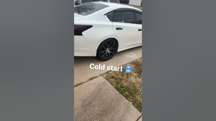 2016 Nissan Altima 2.5l Cold Start ! (Straight Pipe)