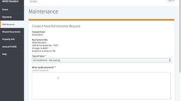 How to Submit a Maintenance Request