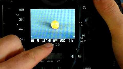 The Nikon "Aperture Dance" in Live View Mode
