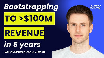 Jan Sommerfeld, COO @ Almedia on bootstrapping to +$100m of revenue