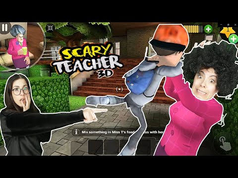 DELİ ÖĞRETMEN EYLÜLÜ YAKALADI !! SCARY TEACHER 3D OYNUYORUZ EYLÜL LAL GAMES