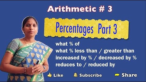Percentages part 3 | by e Quest | Very imp concept | SSC CGL, CHSL, CPO; RRB, SBI PO, IBPS SO etc.,