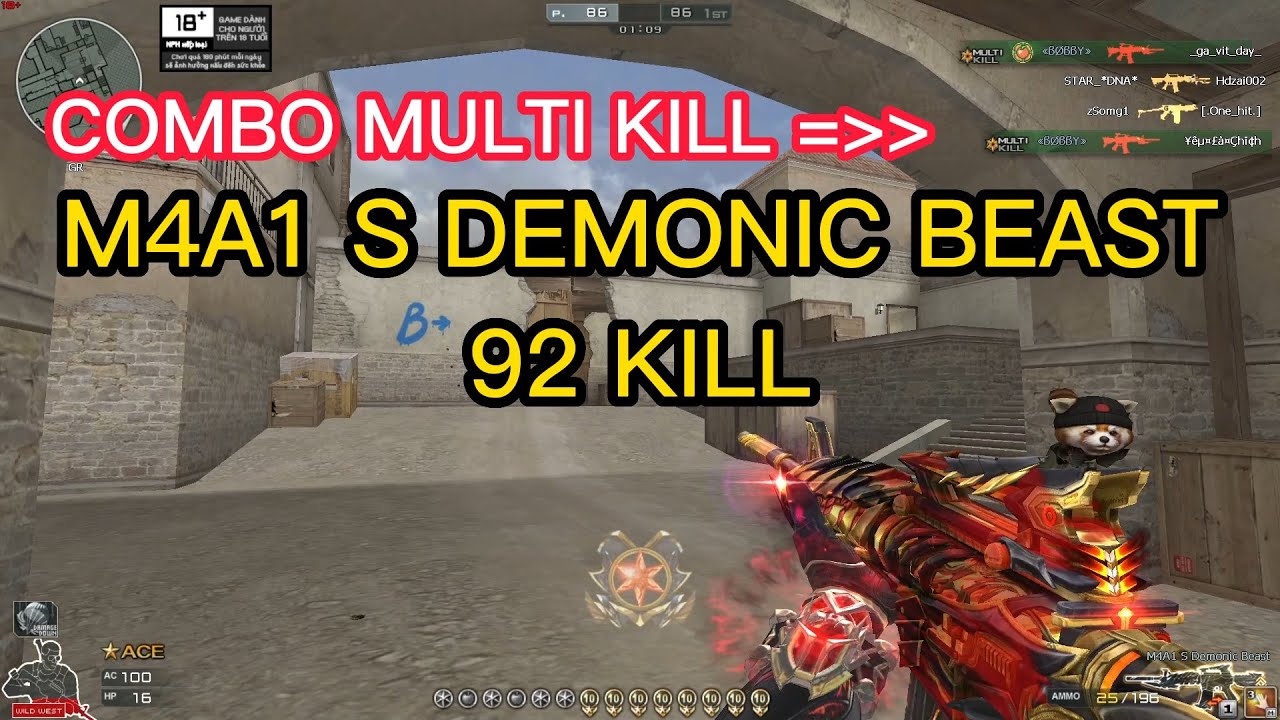 M4A1 S DEMONIC BEAST - 92 KILL