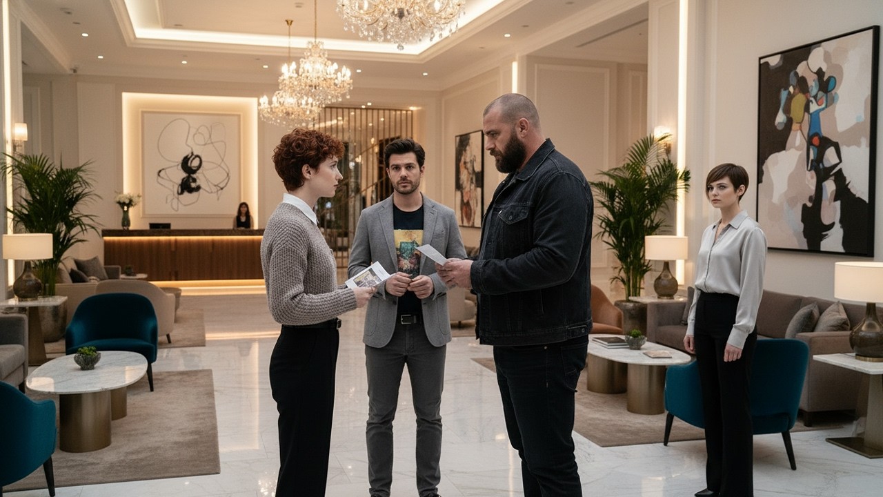 Niemand im Hotel verstand den russischen Millionär, bis die Kellnerin das Wort ergriff