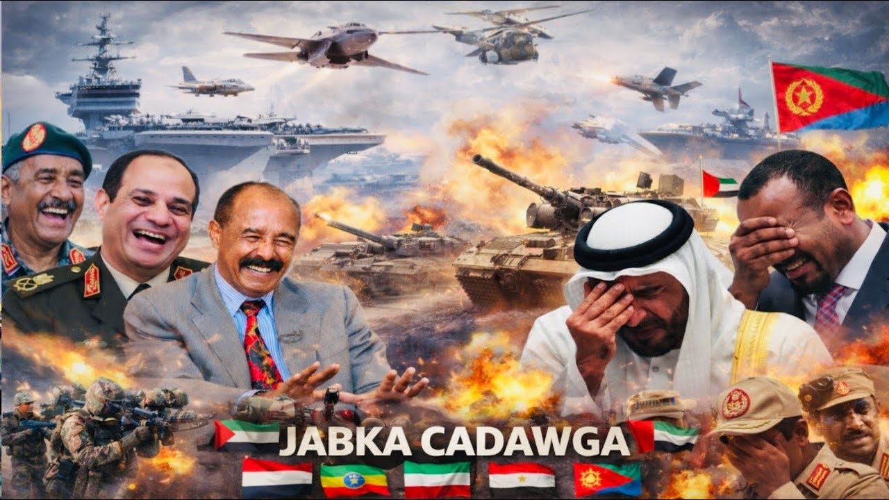 DEG DEG Dagaal Udhexeeya Sudan Masar Eritrea & Ethopia, imaaraat, Oo dhinaca Oo Xuduudka Ka qarxay..