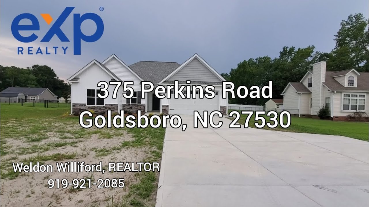 Home For Sale 375 Perkins Rd, Goldsboro, NC 27530 YouTube