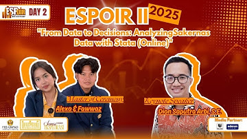 ESPoir II 2025 "From Data to Decisions: Analyzing Sakernas Data with Stata" (Day 2)